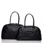 Black chess weekend bag