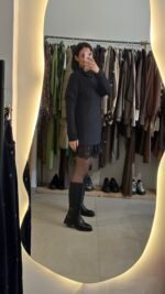 Oversized black pullover - Image 2