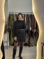 Oversized black pullover - Image 3