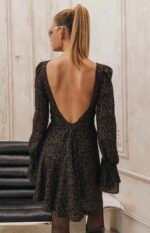 Green leopard dress - Image 2