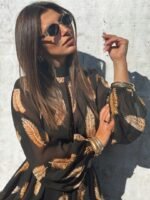 Dress with feathers - Image 3