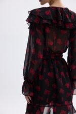 Red bloom dress - Image 3