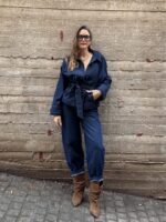 Dark blue denim jacket