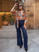 Dark blue denim pant