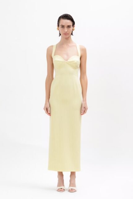 A Piece Of Me Ines Yellow Dress styled for an elegant look