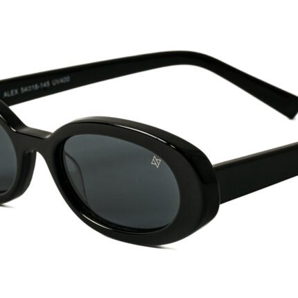 Μαύρα γυαλιά ηλίου AV Sunglasses Alex Black, μοντέρνα και κομψά. - View 2