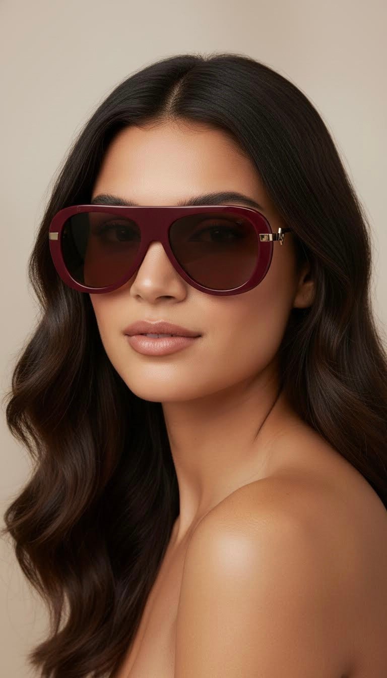 IMG_2913 Avsunglasses Alexia burgundy - Image 1
