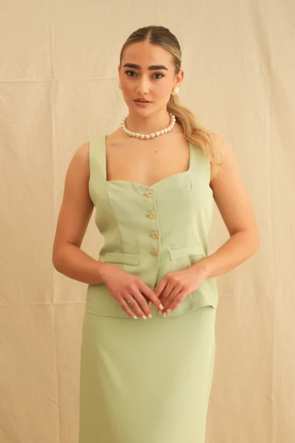 Georgina Trikogia | Mint Vintage Top