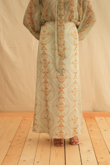 Georgina Trikogia | Golden Mint Skirt