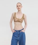 Sunsetgo Rosa Bralette Beige - Μπεζ σουτιέν bralette από τη Sunsetgo, ιδανικό για χαλάρωση και στυλ.