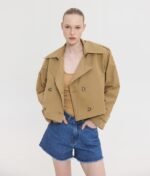 Sunsetgo Celestia Trench Coat: Μια μακριά, κομψή καμπαρντίνα από την Sunsetgo, ιδανική για κάθε περίσταση. - View 2