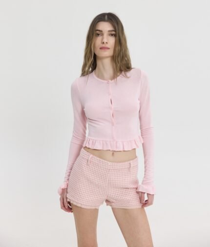 Sunsetgo violette cardi pink