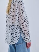 Combos White Shirt Hearts: λευκό πουκάμισο της μάρκας Combos με λεπτομέρειες σε σχήμα καρδιάς. - View 2