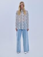 Combos White Shirt Hearts: λευκό πουκάμισο της μάρκας Combos με λεπτομέρειες σε σχήμα καρδιάς.