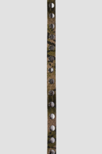 Η ζώνη Skin Snake Belt Khaki της Studio 83, σε απόχρωση χακί, ιδανική για κάθε εμφάνιση. - View 2