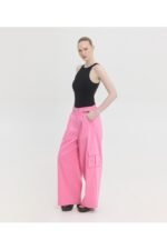 Γυναικείο παντελόνι Devon Fuchsia Pants της Sunsetgo σε έντονο φούξια χρώμα, ιδανικό για κομψές εμφανίσεις. - View 3