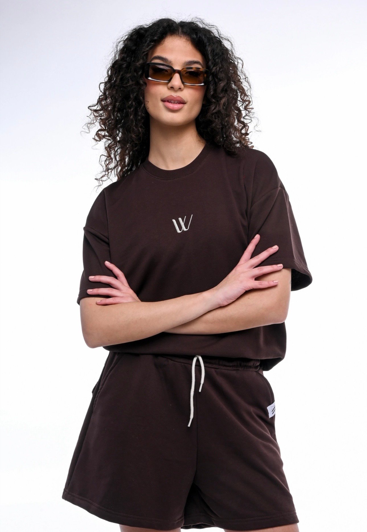 Γυναικεία μπλούζα Wanderlust | Brown Basketball Top σε καφέ χρώμα, ιδανική για casual εμφανίσεις.