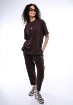 Γυναικεία μπλούζα Wanderlust | Brown Basketball Top σε καφέ χρώμα, ιδανική για casual εμφανίσεις. - View 2