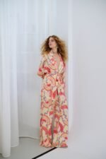 Γυναικείο σετ Iraida | Goldray Satin Co-Ord Set της Iraida Ethereal Style, από χρυσό σατέν ύφασμα, ιδανικό για ξεχωριστές εμφανίσεις.