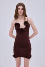 Studio 83 | Mini Hill Dress Brown - Image 2