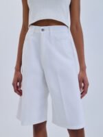 Combos | white denim Bermuda - Image 2