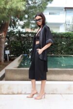 Inna Manoli | black satin set - Image 2