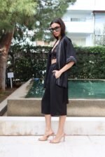 Inna Manoli | black premium satin set - Image 2