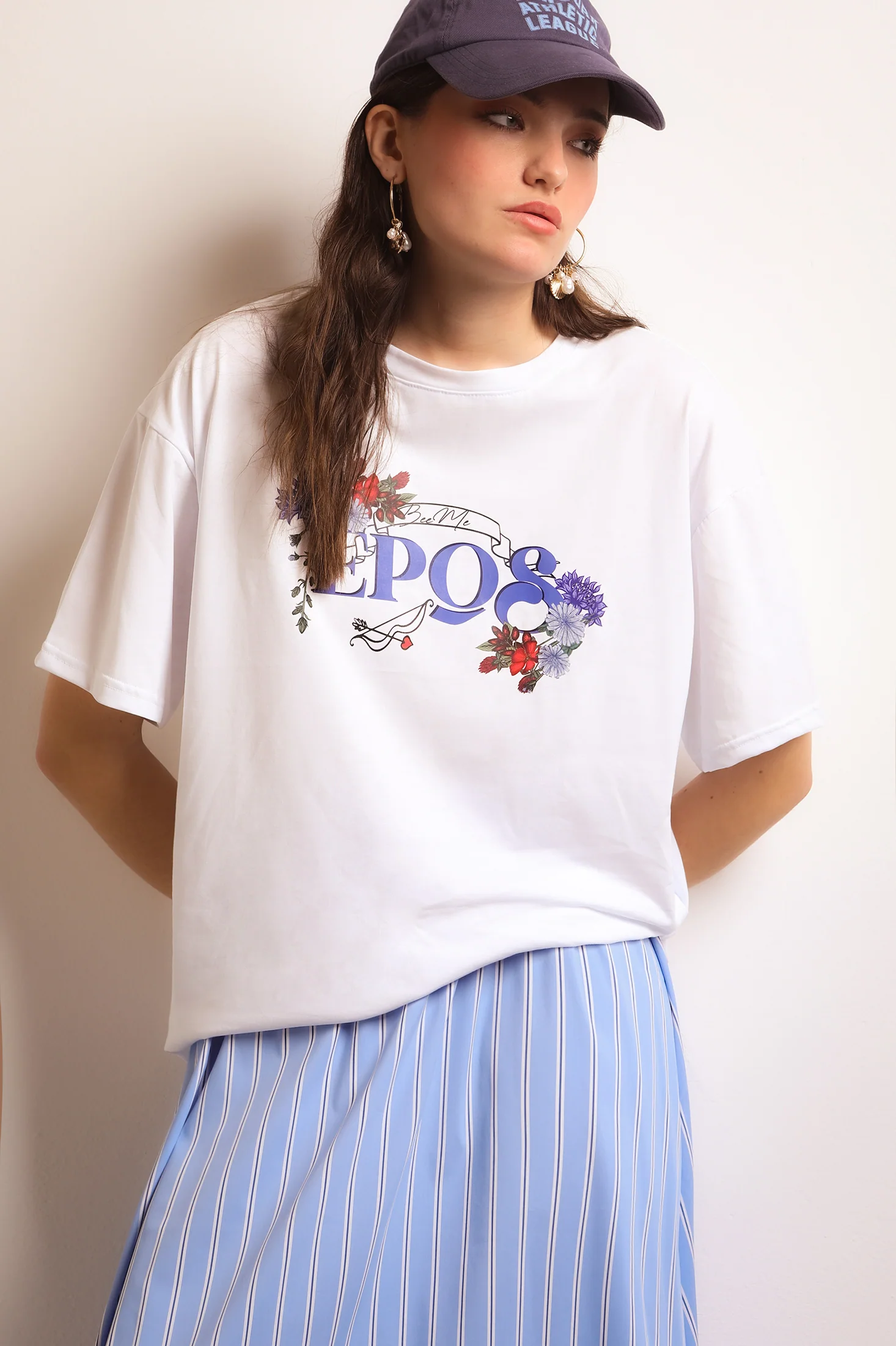 Bee me | Eros white Tshirt