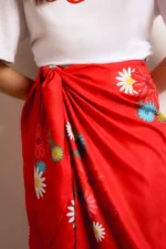 Bee me | red wrap Rosie skirt - Image 3