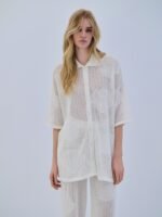 Combos | cardigan white with shell
