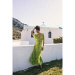 Mersevi | coral garden maxi dress