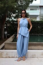Inna Manoli | air washed light blue set