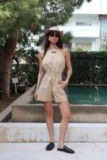 Inna Manoli | beige denim set - Image 2