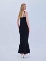 Combos | red Dress Maxi Ruffled - Image 3