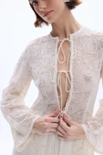 Patricia Lace Top Ivory - Image 2