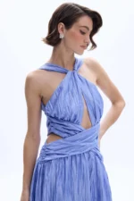 Be a bee | Ophelia Dress Ciel/Mauve - Image 4