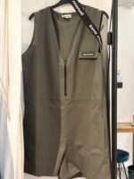 Inna Manoli | denim olive green jumpsuit