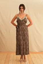 Georgina Trikogia | Animal Satin Dress - Image 3
