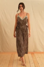 Georgina Trikogia | Animal Satin Dress