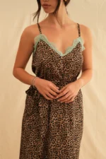 Georgina Trikogia | Animal Satin Dress - Image 2