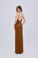 Studio 83 | Capri Linings Dress Brown - Image 2