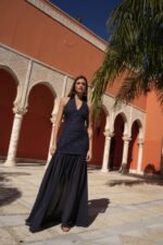 Cayro | Sara marino blue maxi dress