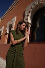 Cayro | Canela olive dress - Image 2
