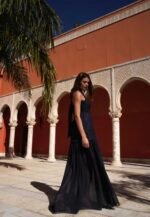 Cayro | Sara marino blue maxi dress - Image 2