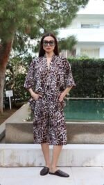 Inna Manoli | crepe leopard set - Image 2