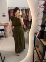 Cayro | Canela olive dress - Image 3