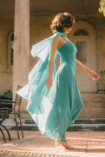 5pm | Aqua Blue Dress - Image 3