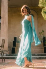 5pm | Aqua Blue Dress - Image 4