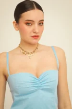 Bee me | Melody light blue dress - Image 2