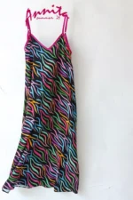 Bee me | Annita colourful black dress